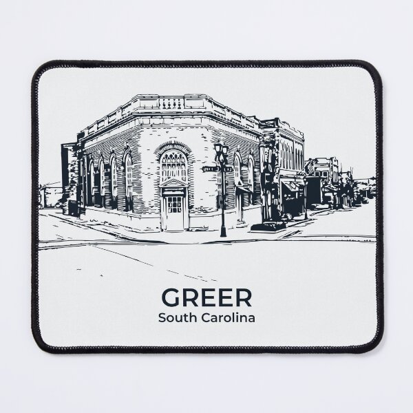 Item preview, Greer - South Carolina designed and sold by Lakeric Cityscapes.