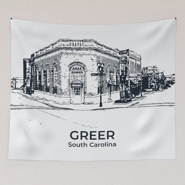 Item preview, Greer - South Carolina designed and sold by Lakeric Cityscapes.