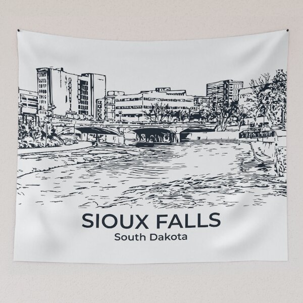 Item preview, Sioux Falls - South Dakota designed and sold by Lakeric Cityscapes.