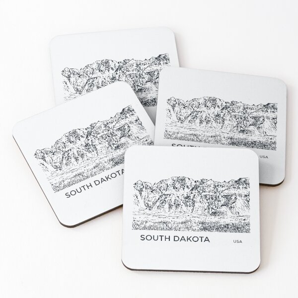 Item preview, South Dakota USA designed and sold by Lakeric Cityscapes.
