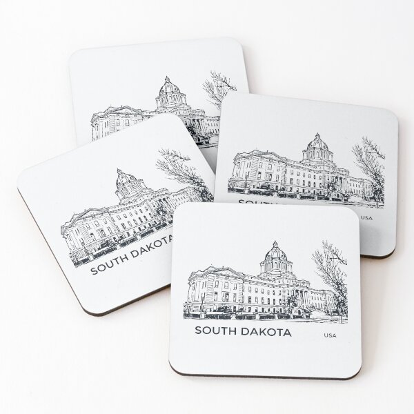 Item preview, South Dakota State USA designed and sold by Lakeric Cityscapes.