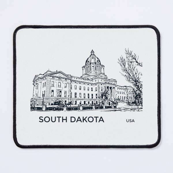 Item preview, South Dakota State USA designed and sold by Lakeric Cityscapes.