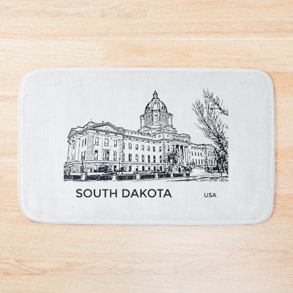 Item preview, South Dakota State USA designed and sold by Lakeric Cityscapes.