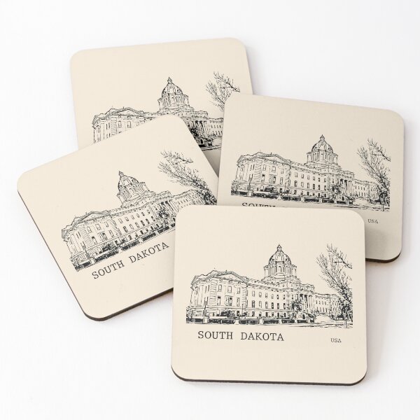 Item preview, South Dakota State USA designed and sold by Lakeric Cityscapes.