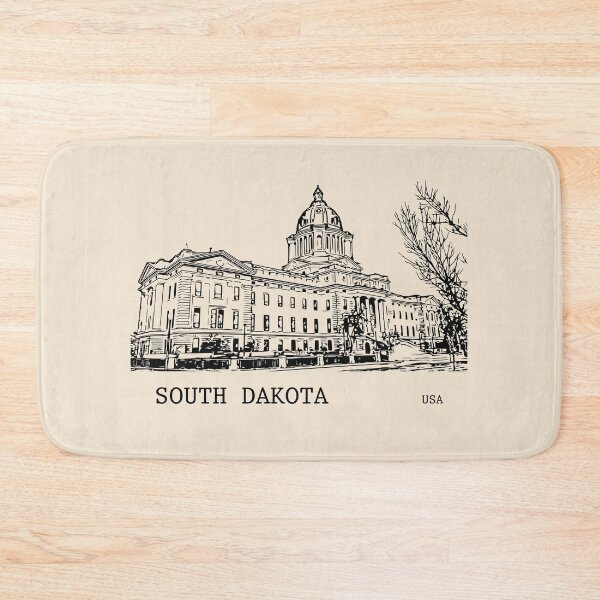Item preview, South Dakota State USA designed and sold by Lakeric Cityscapes.
