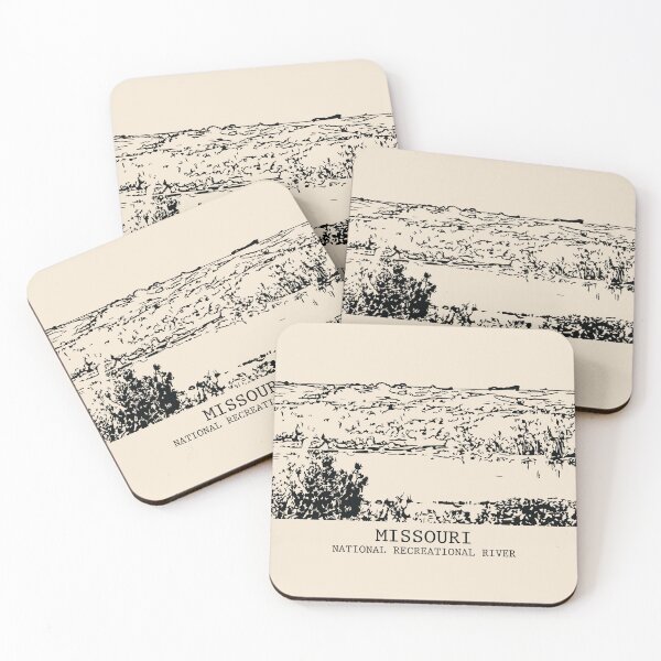 Item preview, Missouri National Recreational River designed and sold by Lakeric Cityscapes.