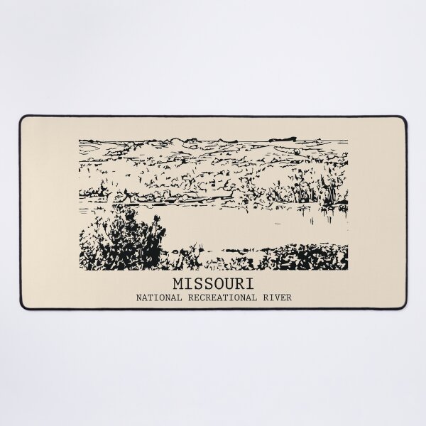 Item preview, Missouri National Recreational River designed and sold by Lakeric Cityscapes.