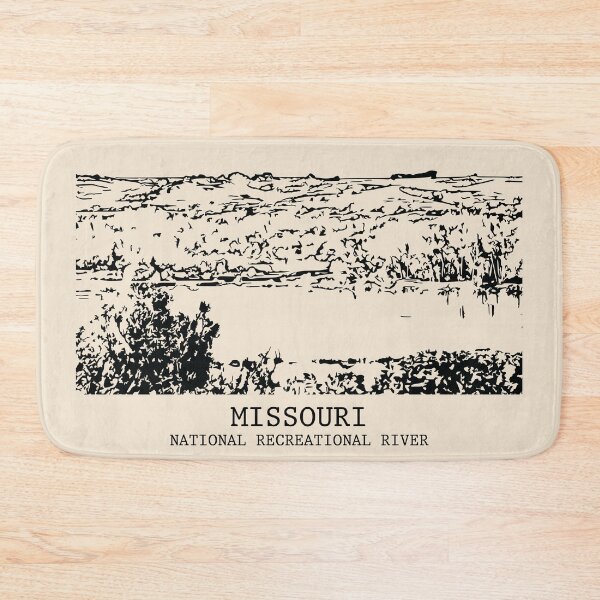 Item preview, Missouri National Recreational River designed and sold by Lakeric Cityscapes.
