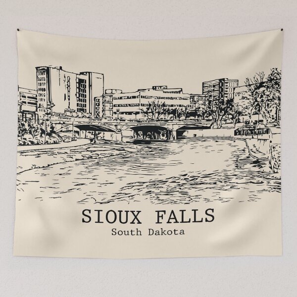 Item preview, Sioux Falls - South Dakota designed and sold by Lakeric Cityscapes.