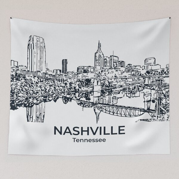 Item preview, Nashville - Tennessee designed and sold by Lakeric Cityscapes.