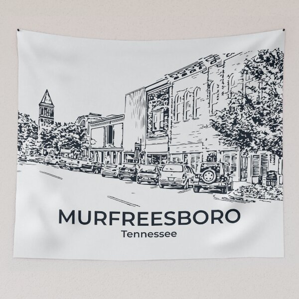 Item preview, Murfreesboro - Tennessee designed and sold by Lakeric Cityscapes.