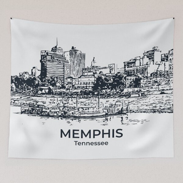 Item preview, Memphis - Tennessee designed and sold by Lakeric Cityscapes.