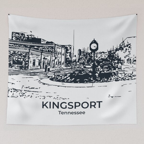 Item preview, Kingsport - Tennessee designed and sold by Lakeric Cityscapes.