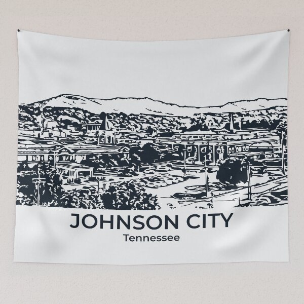 Item preview, Johnson City - Tennessee designed and sold by Lakeric Cityscapes.