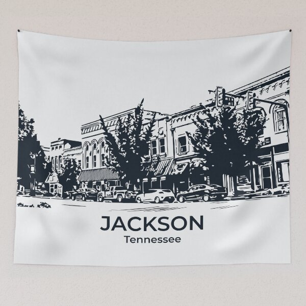 Item preview, Jackson - Tennessee designed and sold by Lakeric Cityscapes.