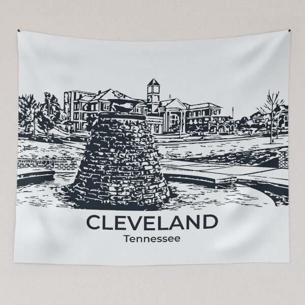 Item preview, Cleveland - Tennessee designed and sold by Lakeric Cityscapes.