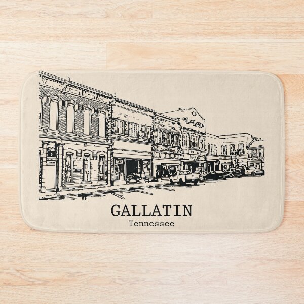 Item preview, Gallatin - Tennessee designed and sold by Lakeric Cityscapes.