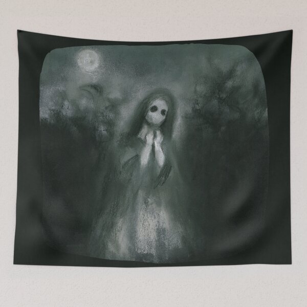 Item preview, Angel of Death Spooky Gothic Art designed and sold by Dariia Zhyrova.