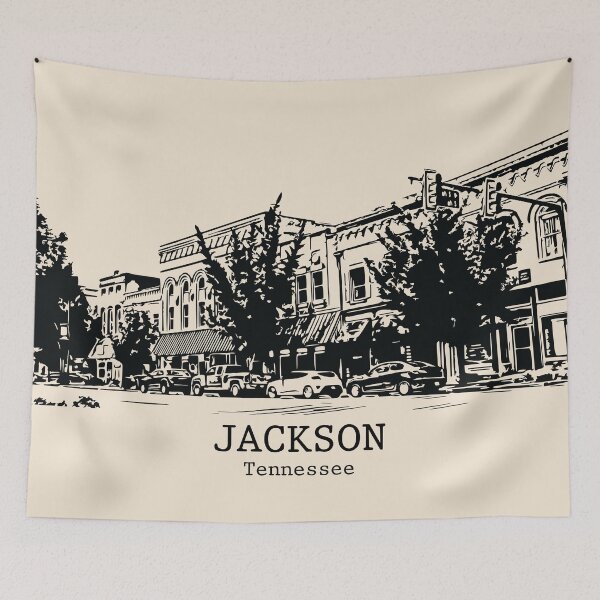 Item preview, Jackson - Tennessee designed and sold by Lakeric Cityscapes.