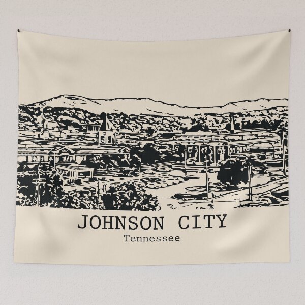 Item preview, Johnson City - Tennessee designed and sold by Lakeric Cityscapes.