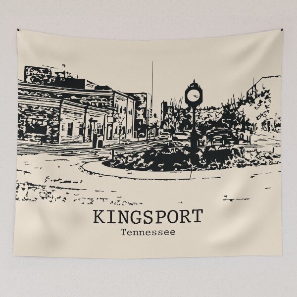 Item preview, Kingsport - Tennessee designed and sold by Lakeric Cityscapes.