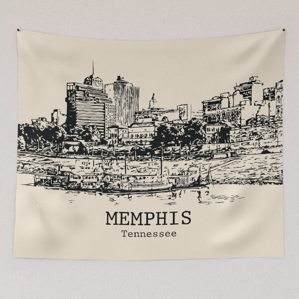 Item preview, Memphis - Tennessee designed and sold by Lakeric Cityscapes.