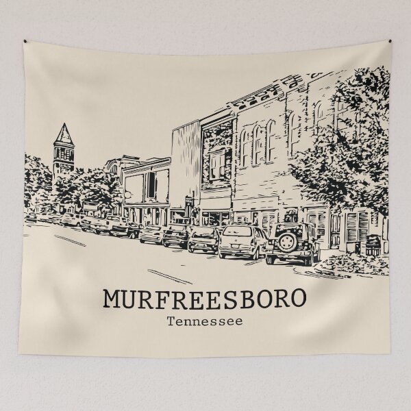 Item preview, Murfreesboro - Tennessee designed and sold by Lakeric Cityscapes.