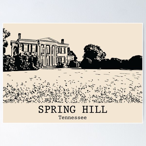 Item preview, Spring Hill - Tennessee designed and sold by Lakeric Cityscapes.