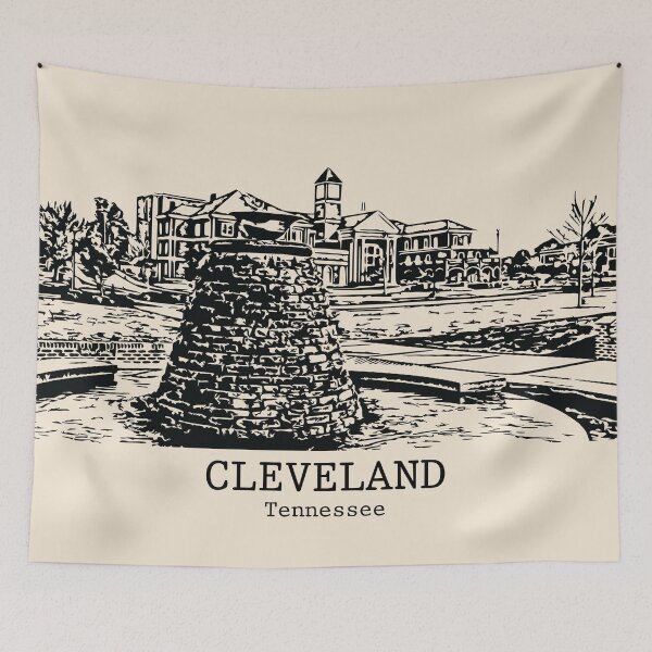 Item preview, Cleveland - Tennessee designed and sold by Lakeric Cityscapes.