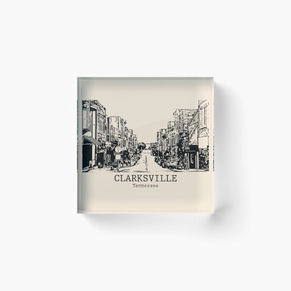 Item preview, Clarksville - Tennessee designed and sold by Lakeric Cityscapes.