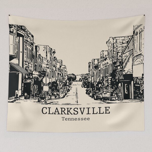 Item preview, Clarksville - Tennessee designed and sold by Lakeric Cityscapes.