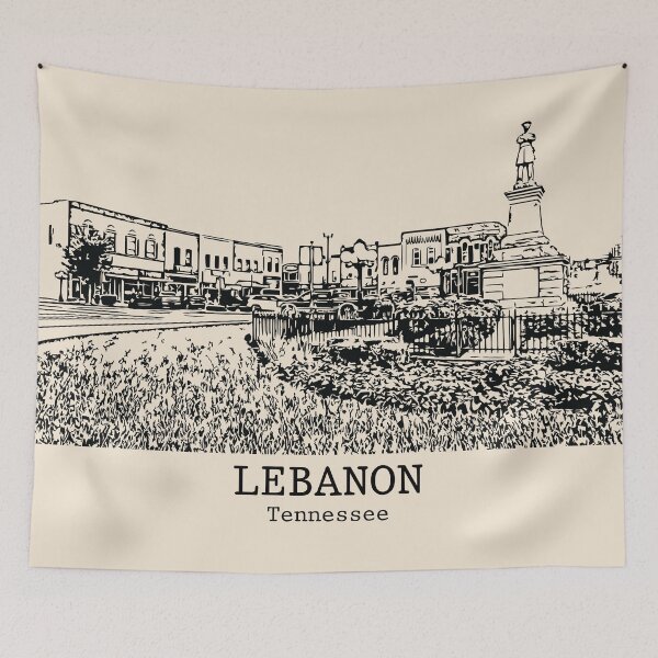 Item preview, Lebanon - Tennessee designed and sold by Lakeric Cityscapes.