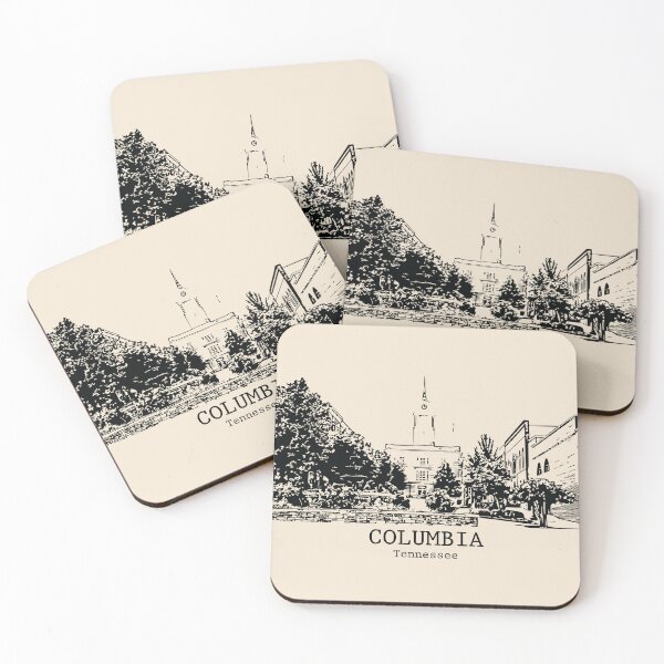 Item preview, Columbia - Tennessee designed and sold by Lakeric Cityscapes.