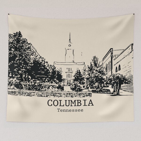 Item preview, Columbia - Tennessee designed and sold by Lakeric Cityscapes.