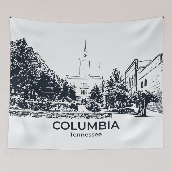 Item preview, Columbia - Tennessee designed and sold by Lakeric Cityscapes.