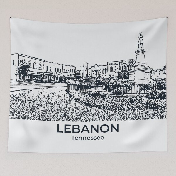 Item preview, Lebanon - Tennessee designed and sold by Lakeric Cityscapes.