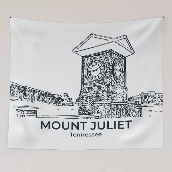 Item preview, Mount Juliet - Tennessee designed and sold by Lakeric Cityscapes.