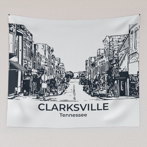 Item preview, Clarksville - Tennessee designed and sold by Lakeric Cityscapes.
