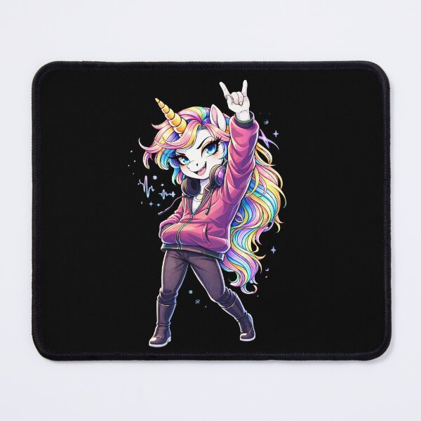 Item preview, DJ Party Unicorn – Cool Rainbow Unicorn Streetwear Festival Design designed and sold by ColorSplash123.