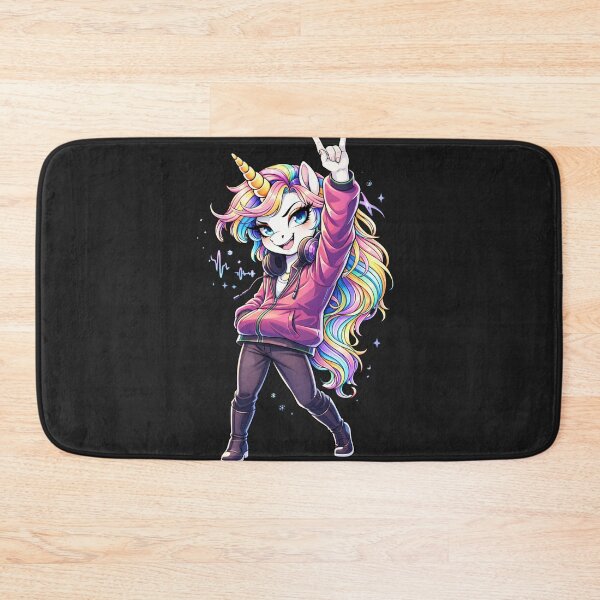 Item preview, DJ Party Unicorn – Cool Rainbow Unicorn Streetwear Festival Design designed and sold by ColorSplash123.