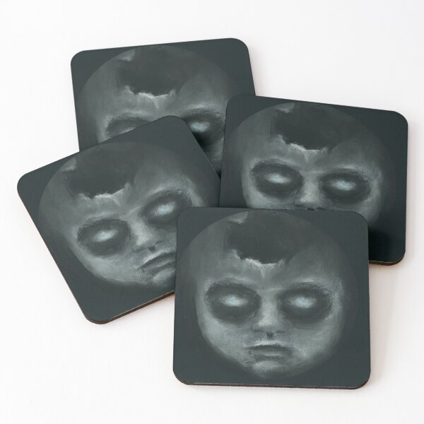 Item preview, Creepy Cute Black Broken Doll Dark Art designed and sold by Dariia Zhyrova.