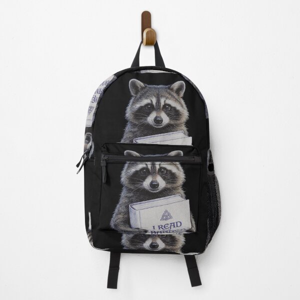 Item preview, I Read Banned Books Raccoon designed and sold by AdyKurniawan.