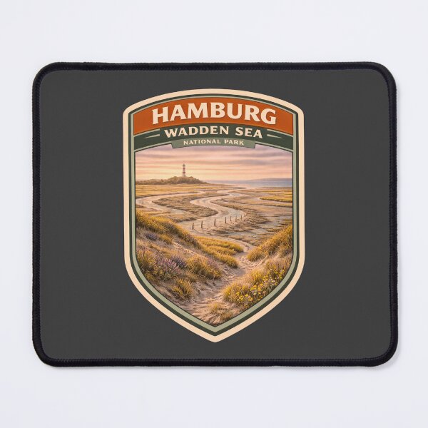 Item preview, German National Parks Vintage Travel Art: Wadden Sea designed and sold by PinUpPizzazz.