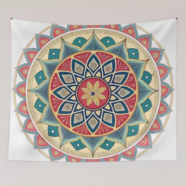 Artikelvorschau, Intricate Bohemian Mandala Design - Sacred Geometry Zen Floral Pattern entworfen und verkauft von Anime9122.