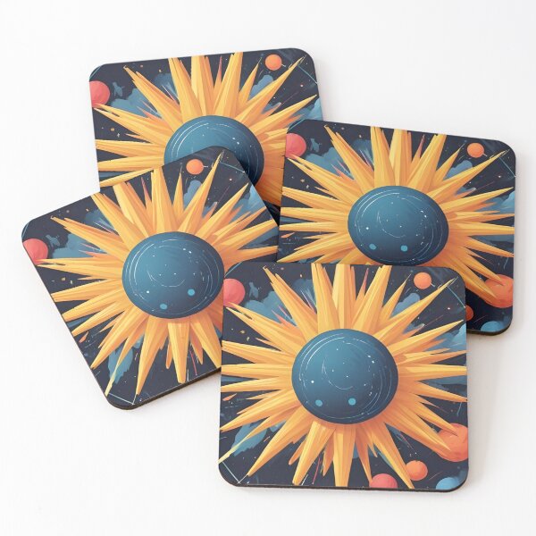 Item preview, Cosmic Sunburst – Abstract Solar System Space Art designed and sold by Mobile Cases Store.