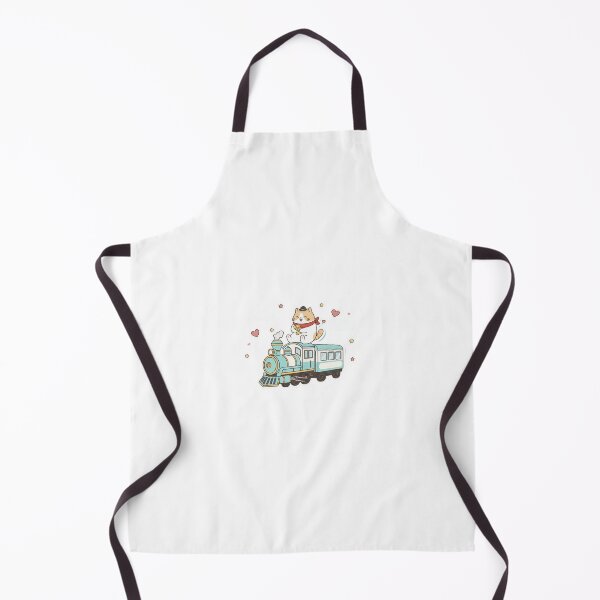 Item preview, Cute Kawaii Cat Train Adventure - Aesthetic Railway Journey Kitty - Noopnyang Studio designed and sold by NoopnyangStudio.