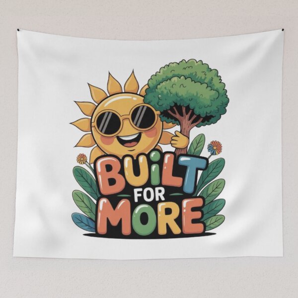 Item preview, Built for More – Driven Purpose Streetwear Typography Design designed and sold by NewUSShop.