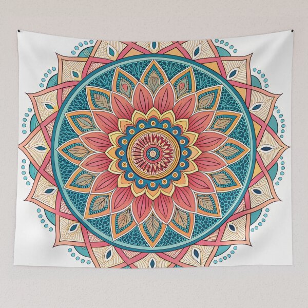 Artikelvorschau, Intricate Bohemian Mandala Design - Sacred Geometry Zen Floral Pattern entworfen und verkauft von Anime9122.