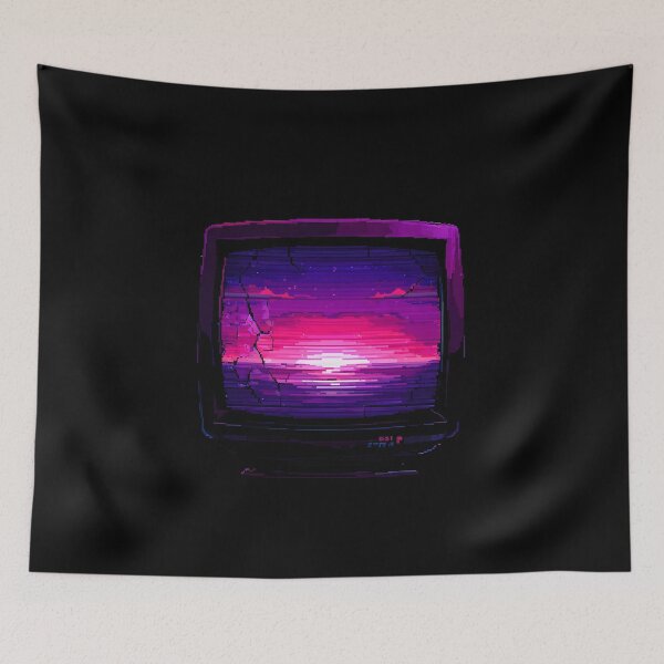 Item preview, Broken CRT Horizon - Glitch Pixel Art designed and sold by ThePixelArchive.