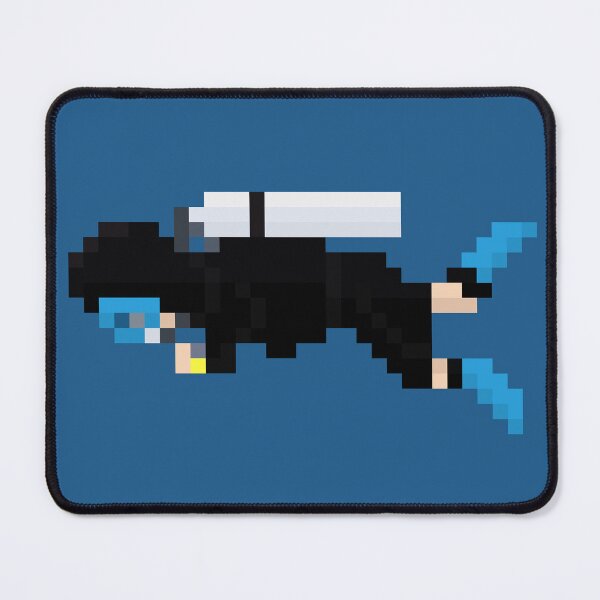 Item preview, Pixelized Scuba Diver designed and sold by Chase's Pixil World.